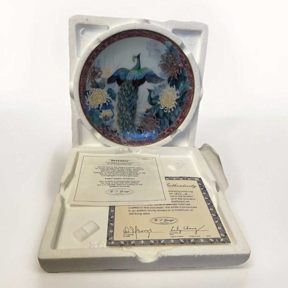 1992 SERENITY by Lily Chang, Second issue in the Gardens of Paradise No. 1917B